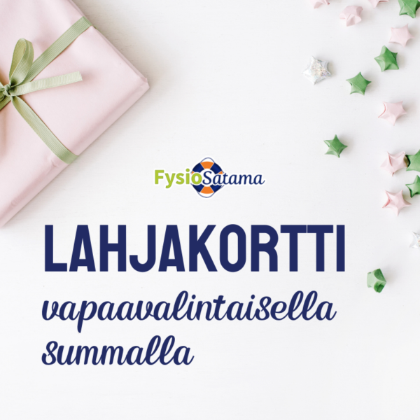 Lahjakortti vapaavalintaisella summalla