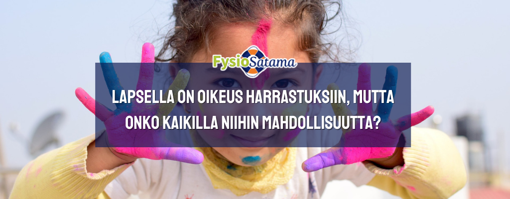 Lapsella on oikeus harrastuksiin, mutta onko kaikilla niihin mahdollisuutta?