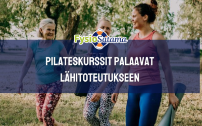 Pilatestunnit palaavat lähitoteutukseen viikolla 6!