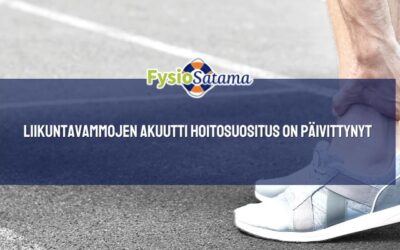 Uusi liikuntavammojen akuutti hoitosuositus