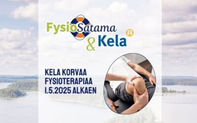Asiakas voi saada 1.5.2025 alkaen Kelakorvausta fysioterapiasta