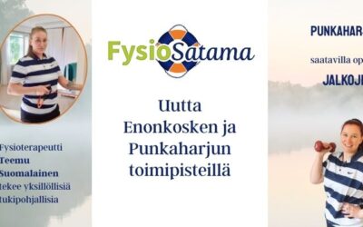 FysioSataman Enonkosken ja Punkaharjun toimipisteillä tapahtuu…
