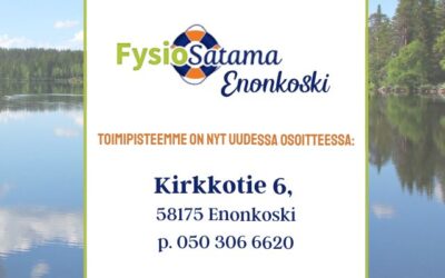 Enonkosken toimipisteemme on muuttanut osoitteeseen: Kirkkotie 6